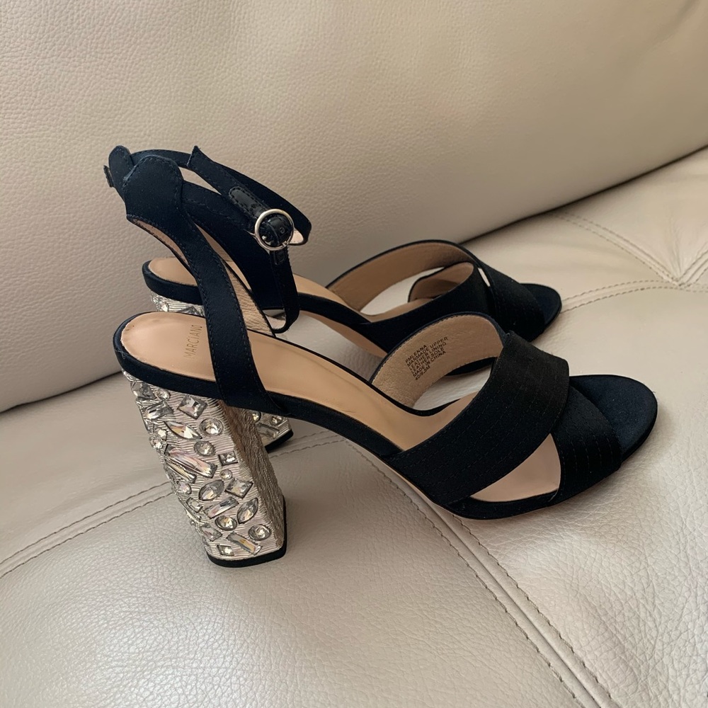 Marciano sandals/ Lenna block heel ,ankle strap